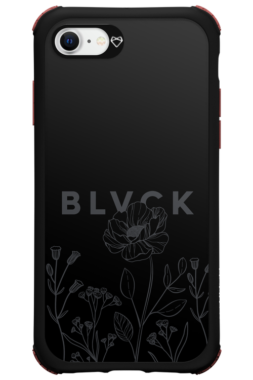 Black Flowers - Apple iPhone SE 2022