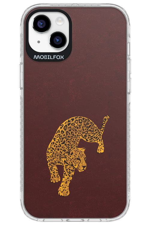 Burgundy Leopard - Apple iPhone 14 Plus
