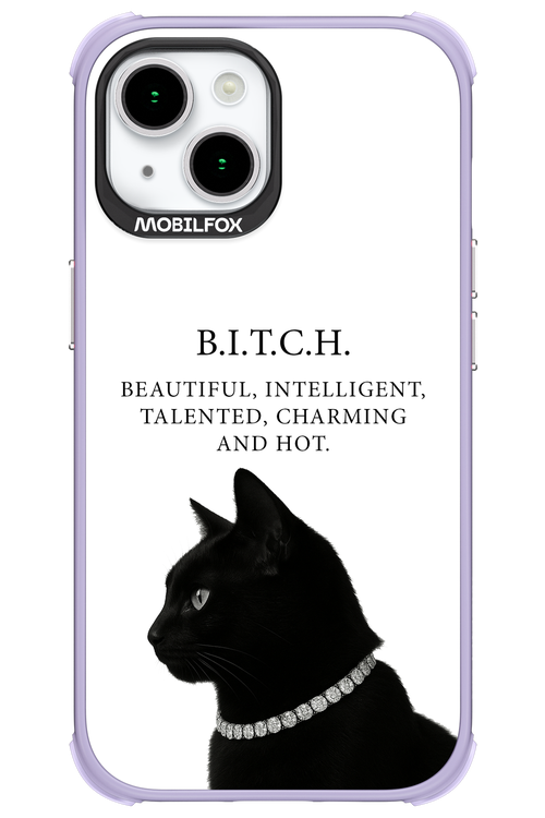 B. i. t. c. h. - Apple iPhone 15