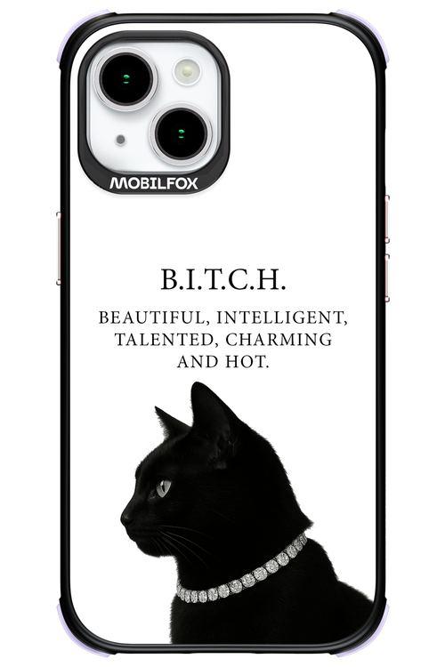 B. i. t. c. h. - Apple iPhone 15