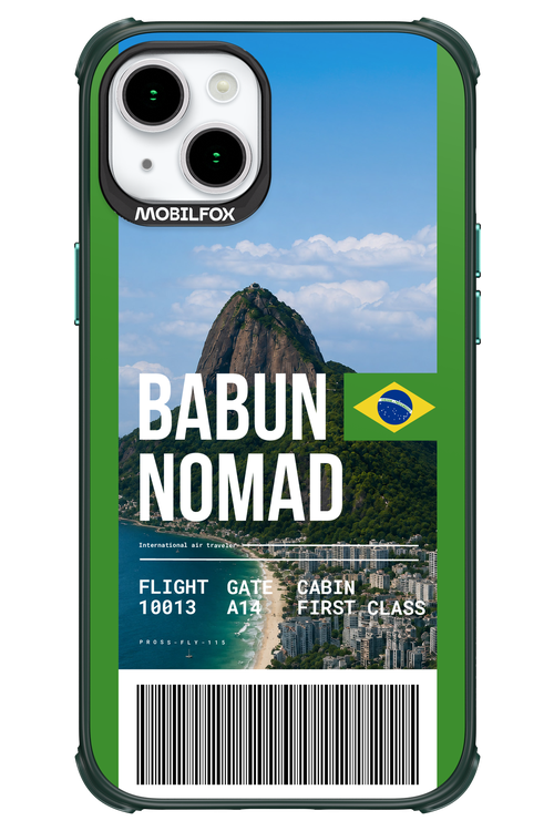 BABUN NOMAD (fly ticket) 2.0 - Apple iPhone 15 Plus