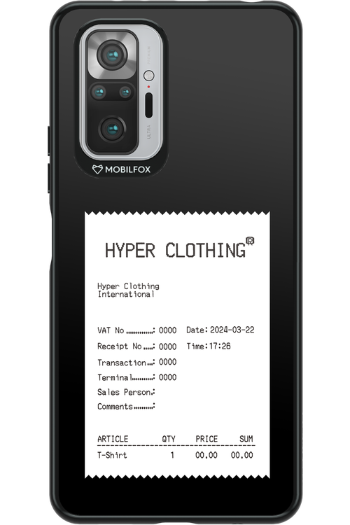 HYPER RECEIPT - Xiaomi Redmi Note 10 Pro