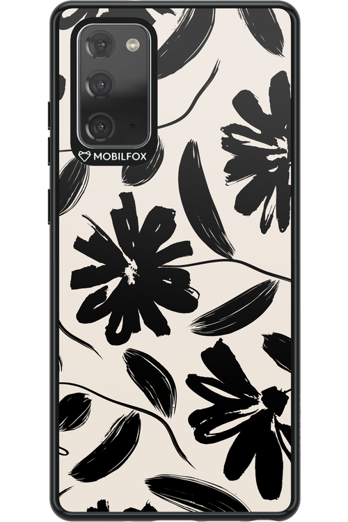 Monochrome Flowerss 2.0 - Samsung Galaxy Note 20