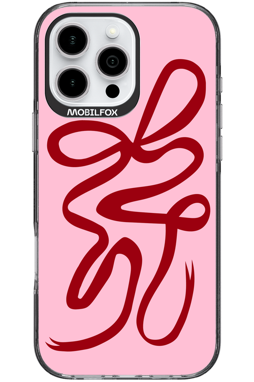 Burgundy Bow - Apple iPhone 16 Pro Max