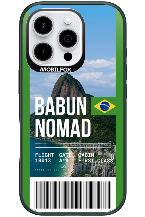 BABUN NOMAD (fly ticket) 2.0 - Apple iPhone 16 Pro