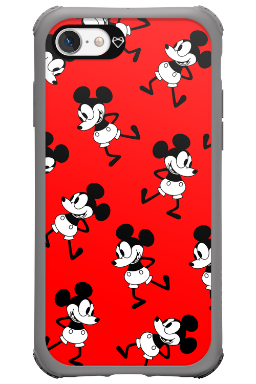 Iconic Mouse (red pattern) - Apple iPhone 7