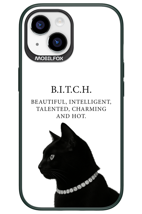 B. i. t. c. h. - Apple iPhone 15