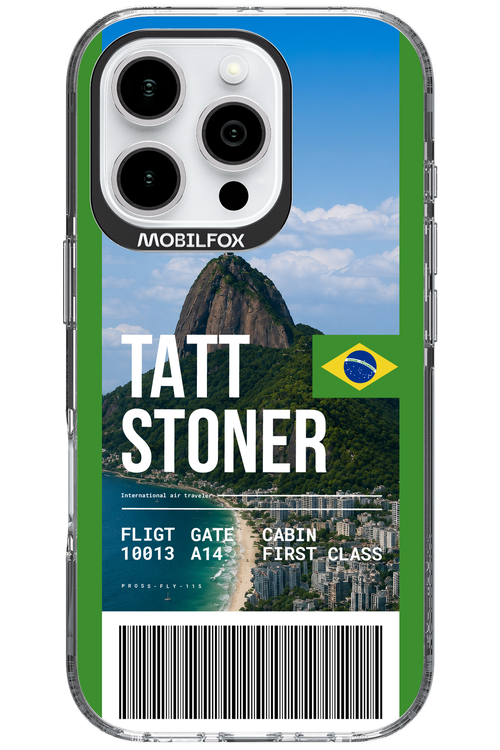 TATT STONER (fly ticket) 2.0 - Apple iPhone 16 Pro