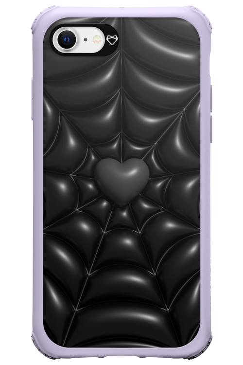 Black Spider Heart - Apple iPhone SE 2020