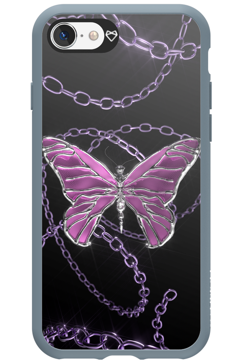 Butterfly Necklace - Apple iPhone SE 2022