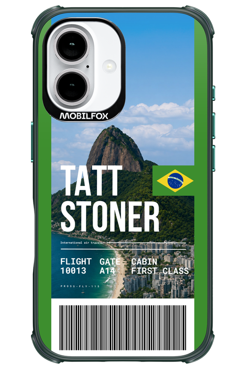 TATT STONER (fly ticket) 2.0 - Apple iPhone 16