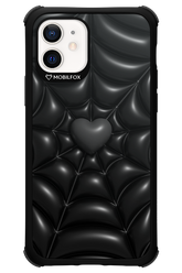 Black Spider Heart - Apple iPhone 12