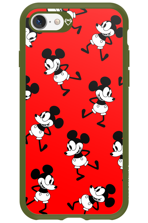 Iconic Mouse (red pattern) - Apple iPhone 7