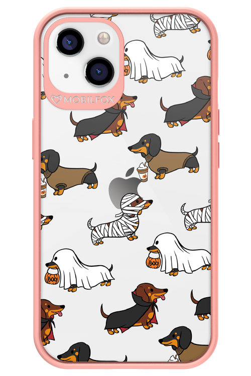 Scary Dachshund (Transparent) - Apple iPhone 13