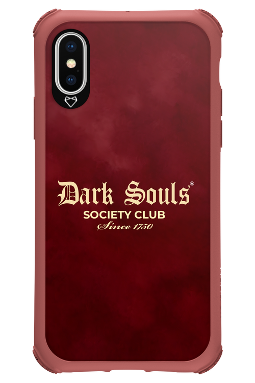 Dark Souls (Burgundy) - Apple iPhone X