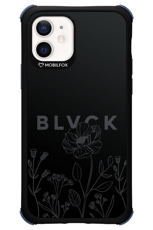 Black Flowers - Apple iPhone 12