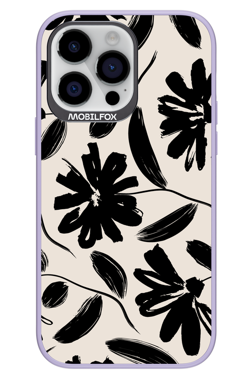 Monochrome Flowerss 2.0 - Apple iPhone 14 Pro Max