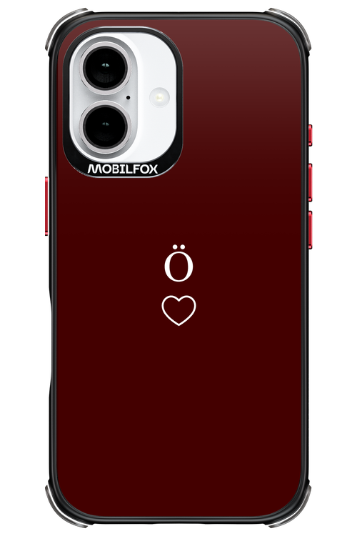 O Burgundia II 2.0 - Apple iPhone 16