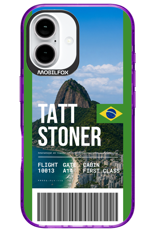 TATT STONER (fly ticket) 2.0 - Apple iPhone 16