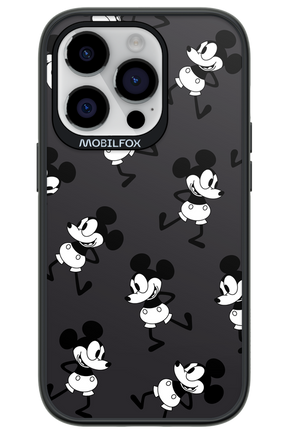 Iconic Mouse (antracite pattern) - Apple iPhone 14 Pro