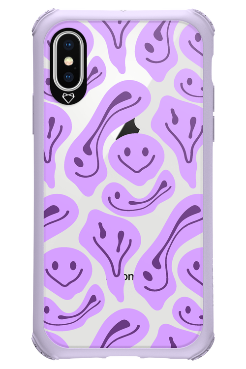 Fluid Smiley Purple - Apple iPhone XS