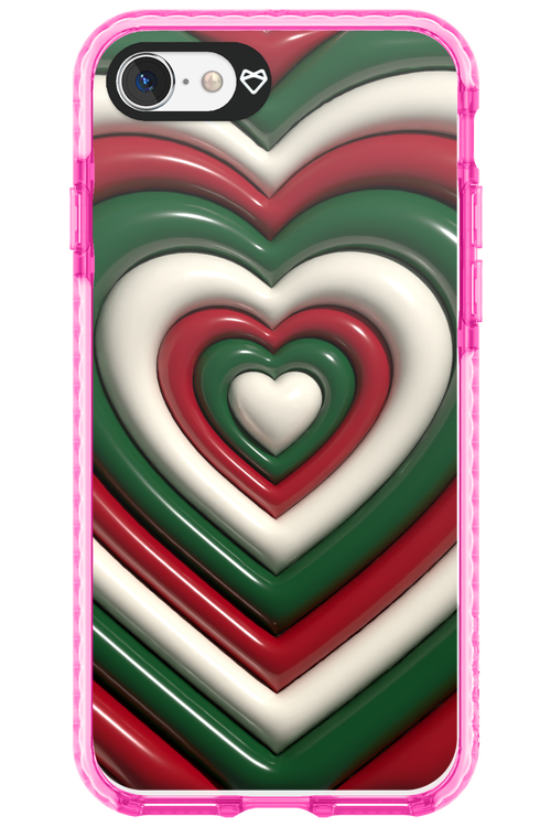 XMAS Hearts - Apple iPhone SE 2022