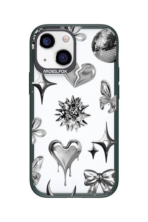 Silver Zone Transparent - Apple iPhone 13 Mini