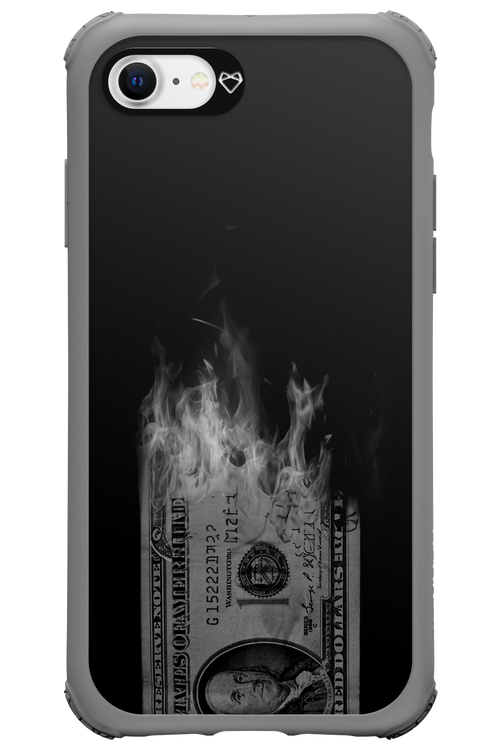 Money Burn B&W 2.0 - Apple iPhone 8