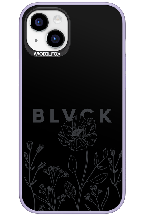 Black Flowers - Apple iPhone 15 Plus