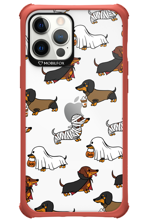 Scary Dachshund (Transparent) - Apple iPhone 12 Pro Max
