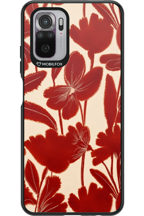 Burgundy Flowers 2.0 - Xiaomi Redmi Note 10