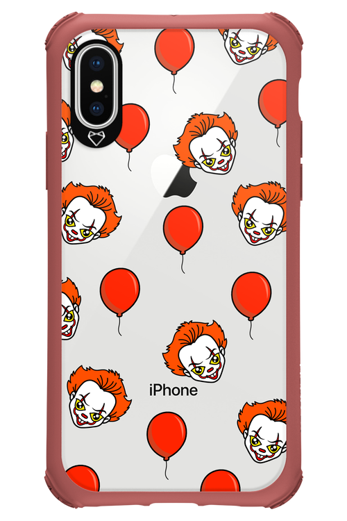 Mystery Clown (Transparent) - Apple iPhone XS