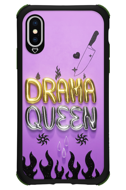 Drama Queen Purple - Apple iPhone XS