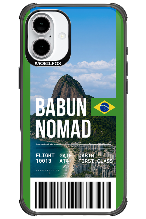 BABUN NOMAD (fly ticket) 2.0 - Apple iPhone 16 Plus