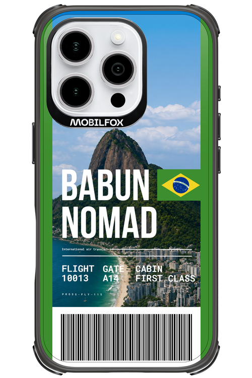 BABUN NOMAD (fly ticket) 2.0 - Apple iPhone 16 Pro