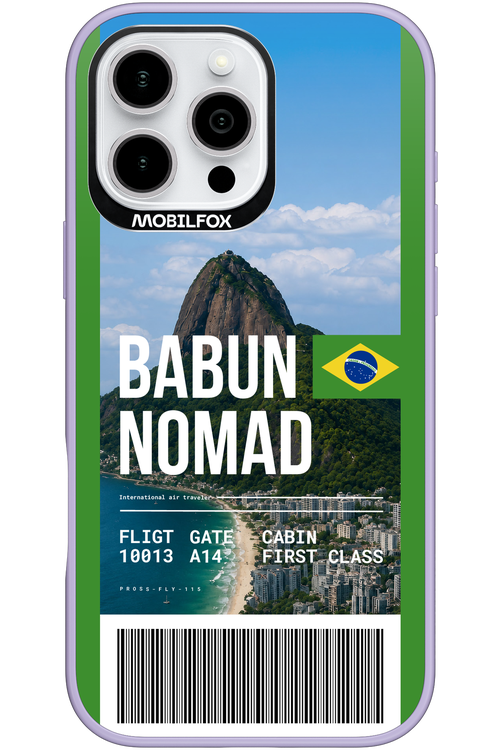 BABUN NOMAD (fly ticket) 2.0 - Apple iPhone 16 Pro Max