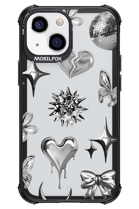 Silver Zone Transparent - Apple iPhone 13 Mini