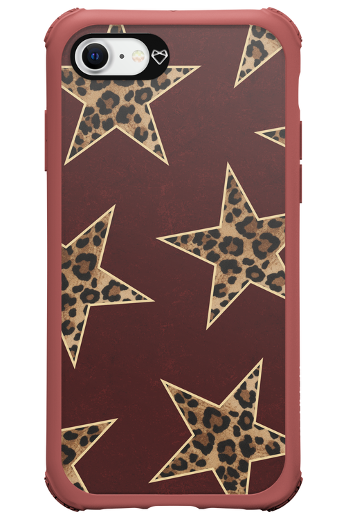 Wild Stars Burgundy - Apple iPhone SE 2020