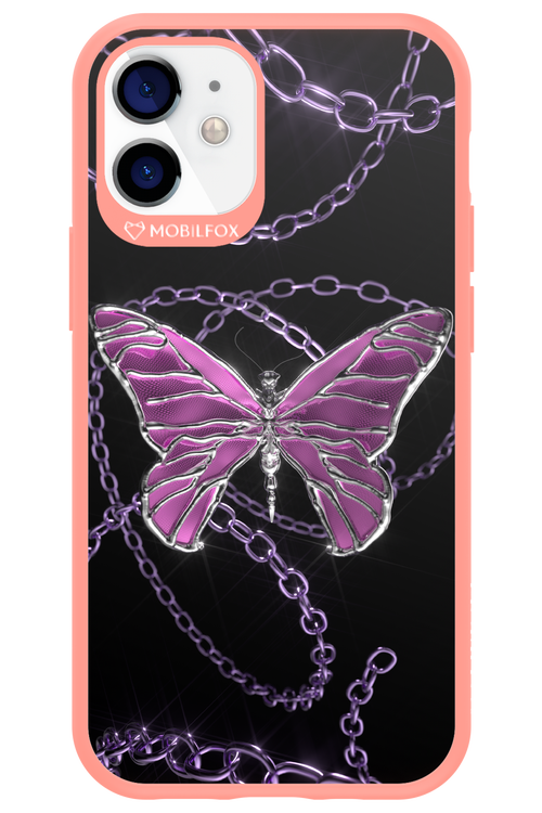 Butterfly Necklace - Apple iPhone 12 Mini