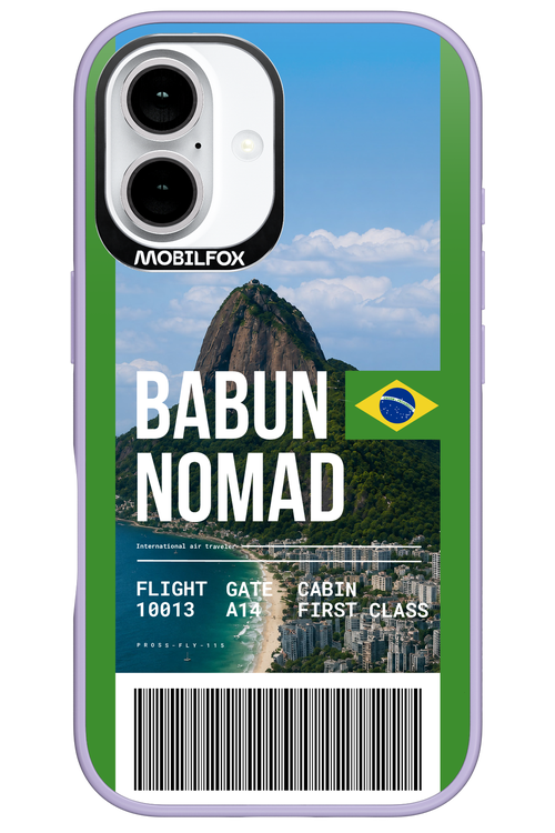 BABUN NOMAD (fly ticket) 2.0 - Apple iPhone 16