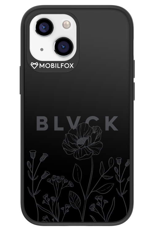 Black Flowers - Apple iPhone 13 Mini