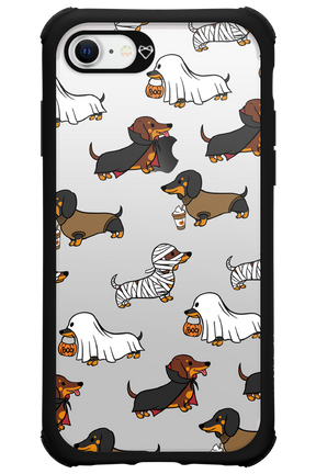 Scary Dachshund (Transparent) - Apple iPhone 7