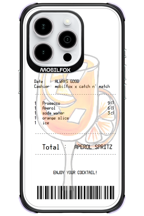 aperol spritz cocktail - Apple iPhone 16 Pro