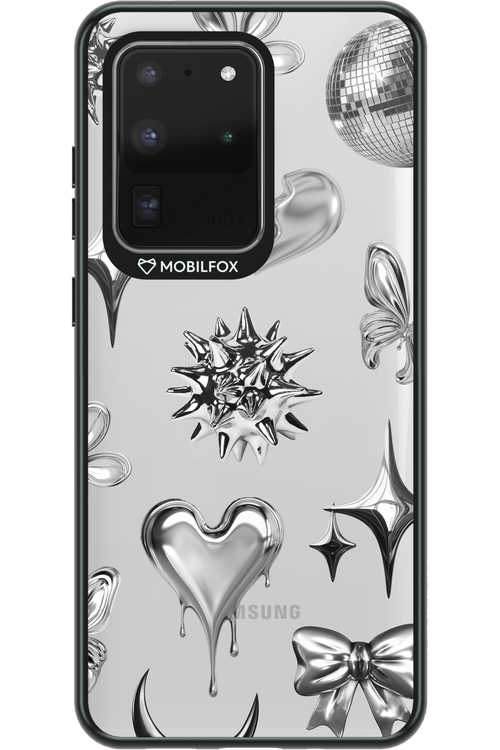 Silver Zone Transparent - Samsung Galaxy S20 Ultra 5G