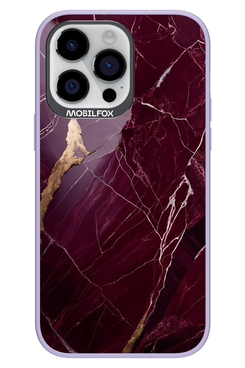 Burgundy Marble - Apple iPhone 14 Pro Max