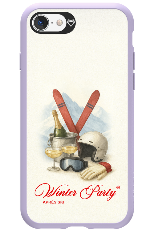Winter Ski Party - Apple iPhone SE 2020