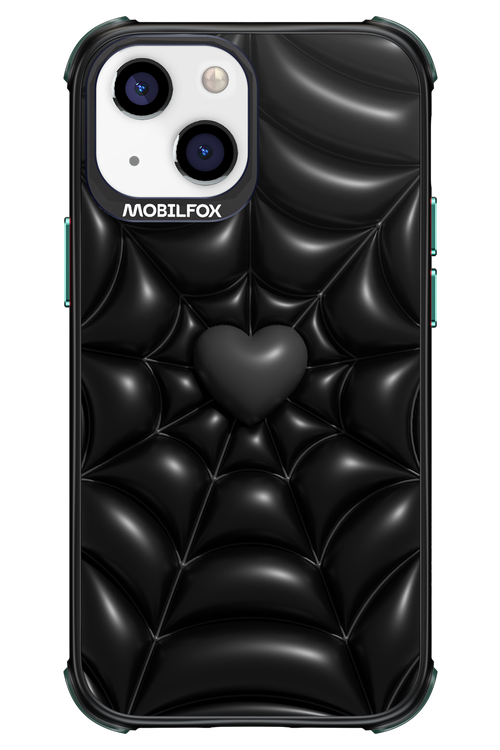 Black Spider Heart - Apple iPhone 13 Mini