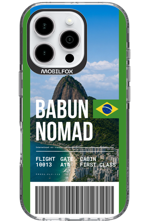 BABUN NOMAD (fly ticket) 2.0 - Apple iPhone 16 Pro