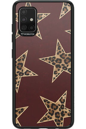 Wild Stars Burgundy - Samsung Galaxy A51
