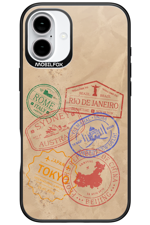 Travel Stamps 2.0 - Apple iPhone 16 Plus